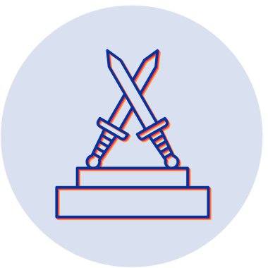 Bir kılıç simgesinin gösterimi