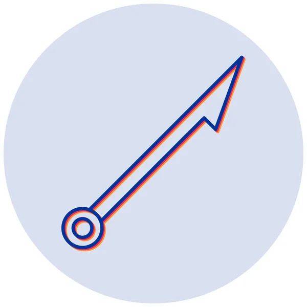 Harpune Web Symbol Einfache Illustration — Stockvektor
