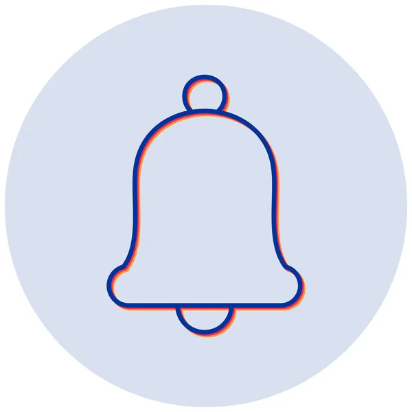 Bell Web Icon Simple Design — Stock Vector