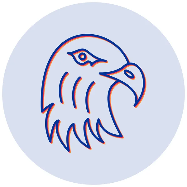 Adler Web Symbol Einfache Illustration — Stockvektor