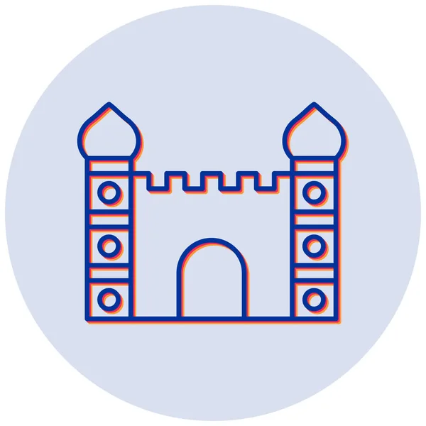 Icône Minaret Conception Simple — Image vectorielle