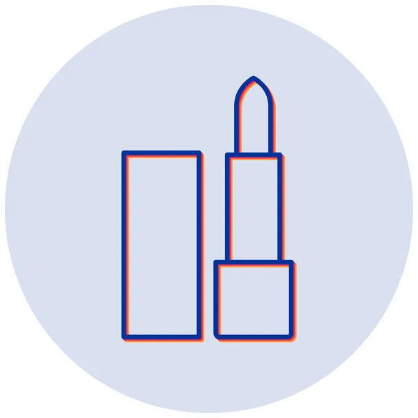 Lipstick Web Icon Simple Illustration — Stock Vector