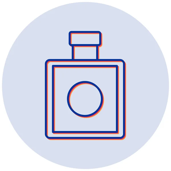 Perfume Ícone Web Ilustração Simples —  Vetores de Stock