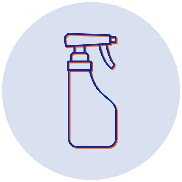 Botella Spray Diseño Simple — Vector de stock