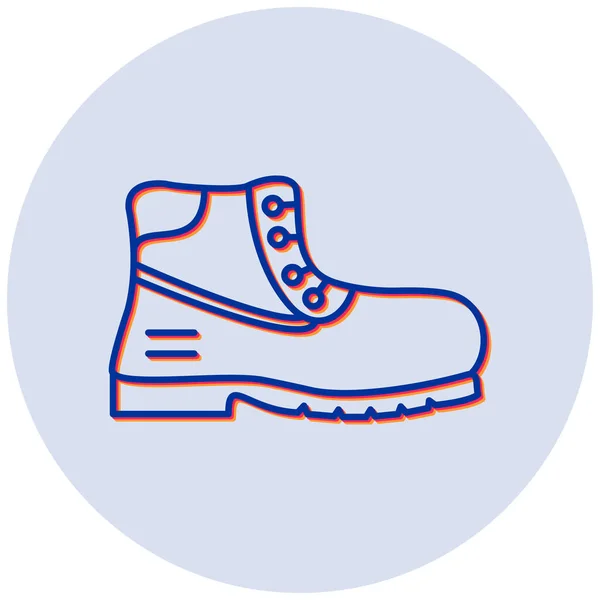 Bottes Icône Web Illustration Simple — Image vectorielle