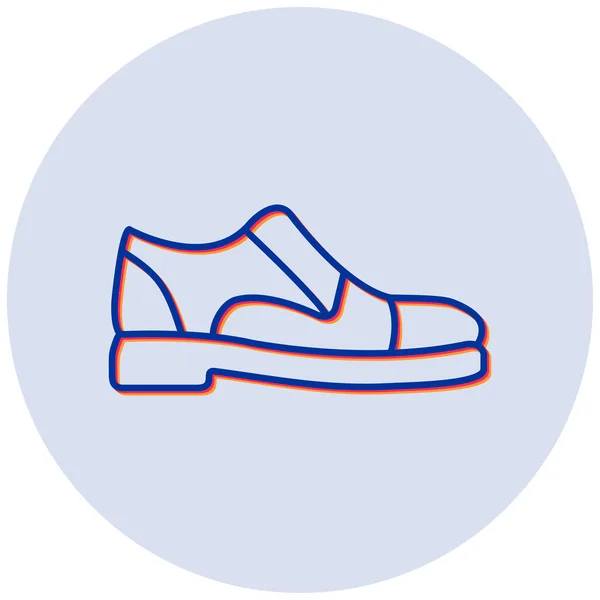 Vector Illustration Boot Modern Icon — Stock Vector