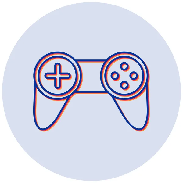 Векторная Иллюстрация Современной Иконки Gamepad — стоковый вектор