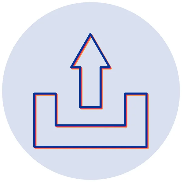 Illustration Vectorielle Upload File Icône Moderne — Image vectorielle