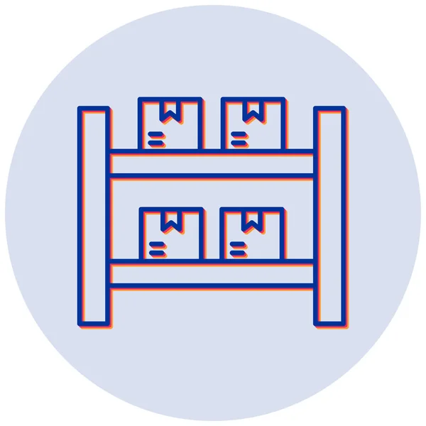 Sortiment Web Symbol Einfache Illustration — Stockvektor