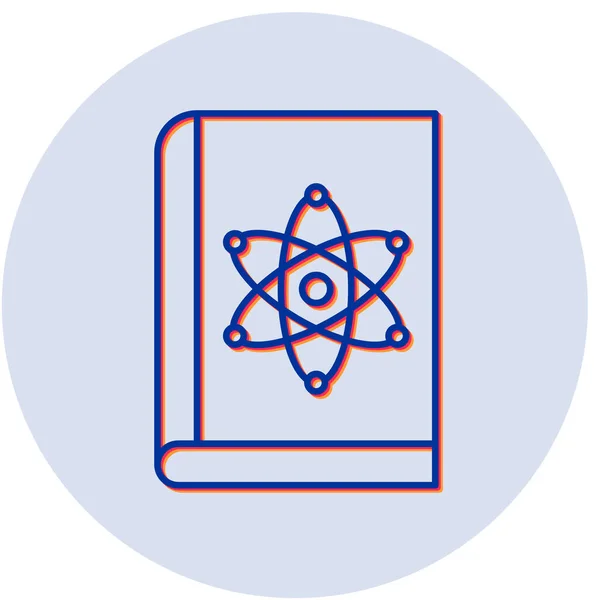 Векторна Ілюстрація Навчально Наукової Ікони — стоковий вектор