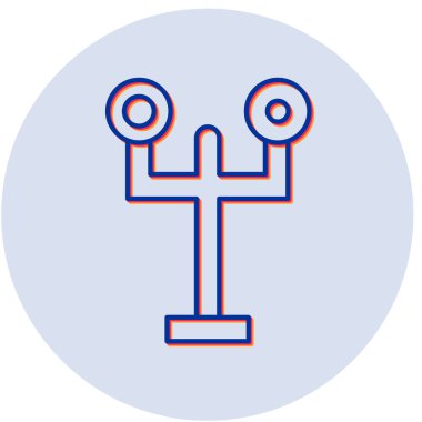 tren ışığı simgesi, basit tasarım vektör çizimi