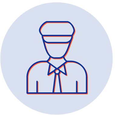 Bir insan simgesinin vektör illüstrasyonu