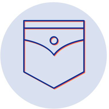 cep simgesi, basit tasarım vektör çizimi