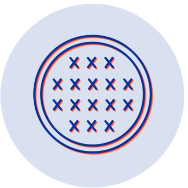 Dikiş ikonu, basit tasarım vektör çizimi