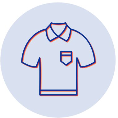 t-shirt vektör simgesi