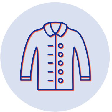 Ceket simge vektör çizim