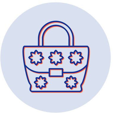 Alışveriş çantası. Basit resimleme