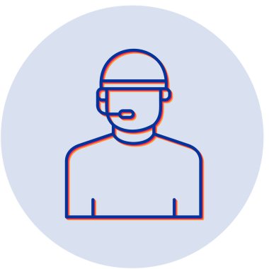 Erkek ve kadın ikonunun vektör illüstrasyonu