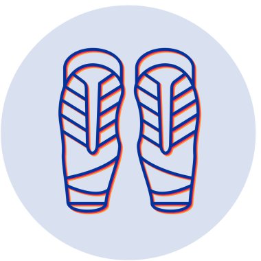 flip flops vektör simgesi