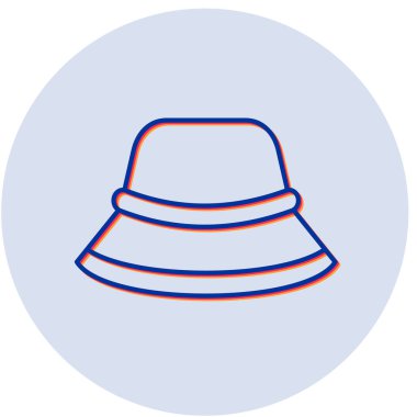 hat vektör düz simge