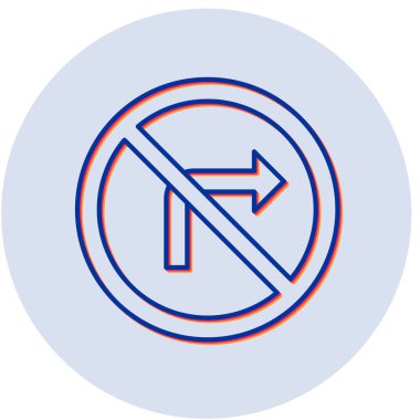 Sol simgenin vektör illüstrasyonu