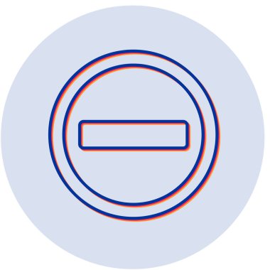 Yol simgesi, vektör illüstrasyonu