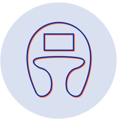 Modern b 'nin vektör illüstrasyonu eksik simgesi