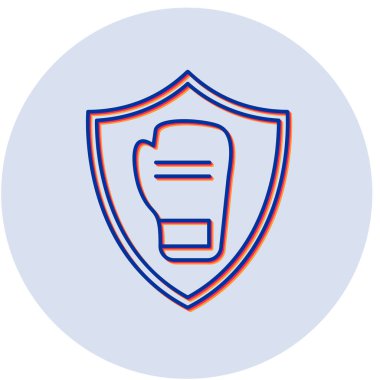 savaş kalkanı ikon vektör çizimi