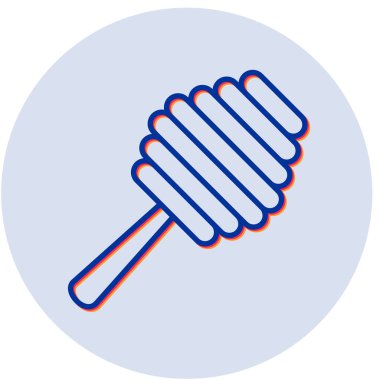 Tatlım. Web simgesi basit illüstrasyon