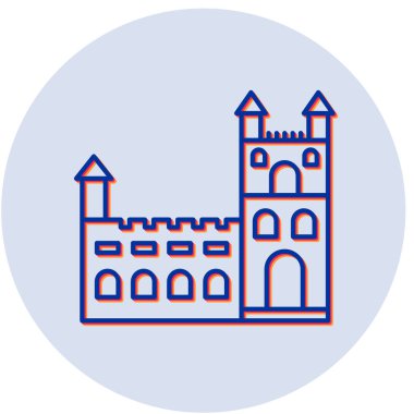 Yapı simgesinin vektör illüstrasyonu