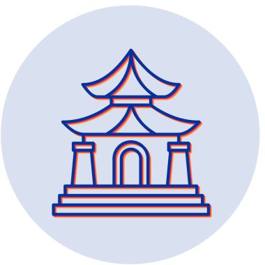 Yapı simgesinin vektör illüstrasyonu