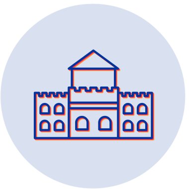 Yapı simgesinin vektör illüstrasyonu