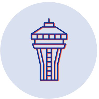 Modern yapı simgesinin vektör illüstrasyonu