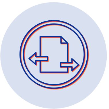 ok modern simgesinin vektör illüstrasyonu