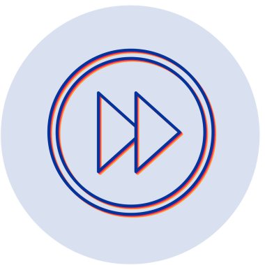 Modern düğme simgesinin vektör illüstrasyonu