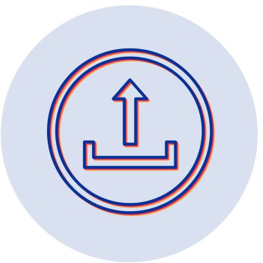 ok modern simgesinin vektör illüstrasyonu