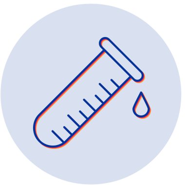 test tüpleri kutsal kişilerin resmi, vektör çizim 