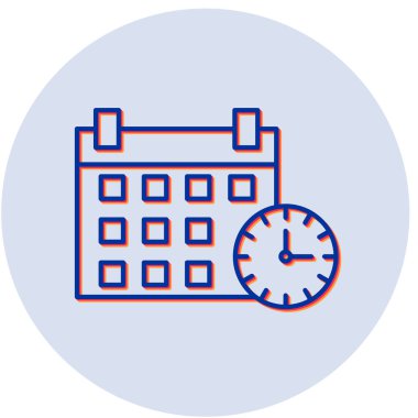 bitiş tarihi simgesi, vektör illüstrasyonu 