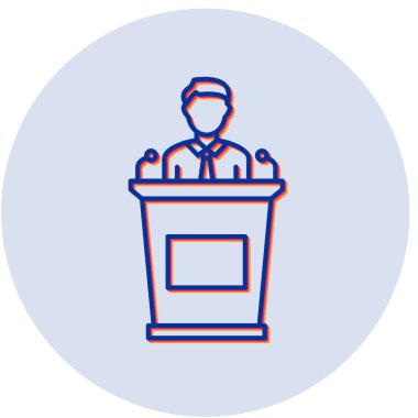 Komutanım. Web simgesi basit tasarım