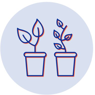 bitki simgesi vektör illüstrasyonu