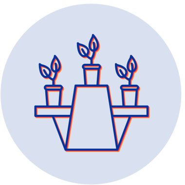 bitki simgesi vektör illüstrasyonu