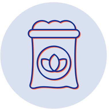 gübre simgesi, basit tasarım vektör çizimi