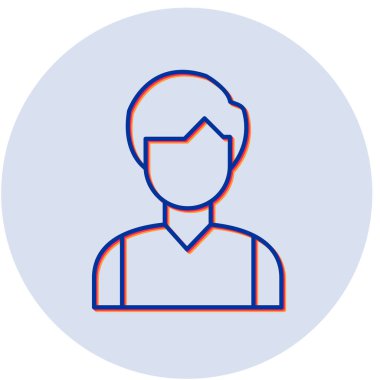 avatar simgesi vektör illüstrasyonu