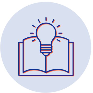 kitap simgesi vektör illüstrasyonu