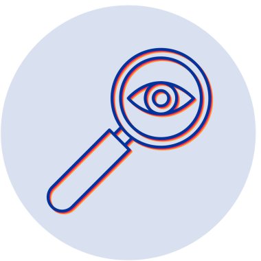 Arama simgesi vektör illüstrasyonu