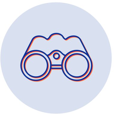 Dürbün. Web simgesi basit tasarım