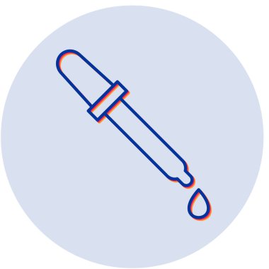Modern b 'nin vektör çizimi test simgesinden yoksun