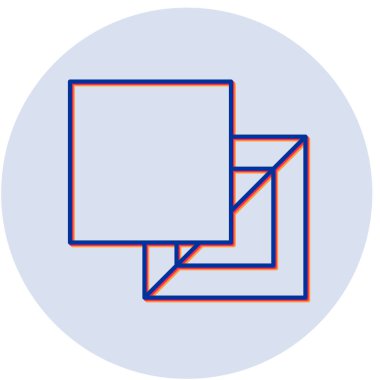 Basit bir simgenin vektör illüstrasyonu