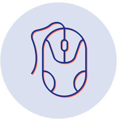 Fare. Web simgesi basit illüstrasyon