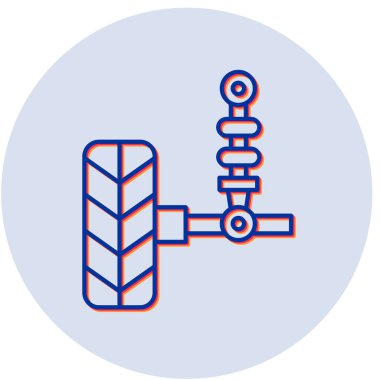 Askıya alma simgesi, vektör illüstrasyonu 